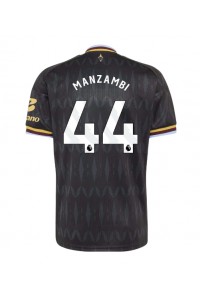 Aston Villa Johan Manzambi #44 Jalkapallovaatteet Vieraspaita 2026-27 Lyhythihainen